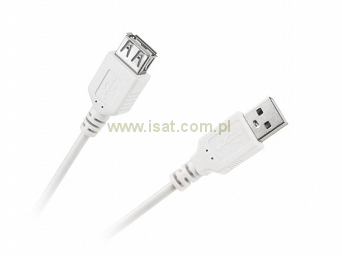 Kabel przedłużacz USB 2.0 wtyk A-gniazdo A 1,0m