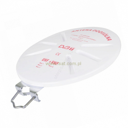 Antena dookólna DVB-T2 zewnętrzna 174-790MHz do RADIO I TELEWIZJA