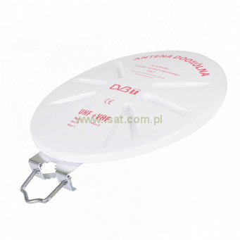 Antena dookólna DVB-T2 zewnętrzna 174-790MHz do RADIO I TELEWIZJA