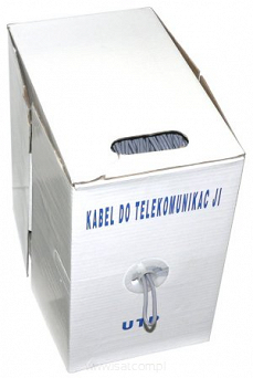 Skrętka telekomunikacyjna UTP 4*2*0,5/CCA box 305m