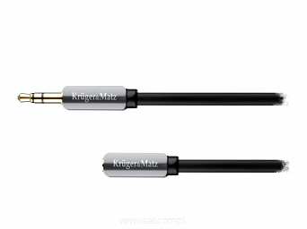 Przedłużacz słuchawkowy Jack 3,5mm wtyk - gniazdo kabel 3m Kruger&Matz