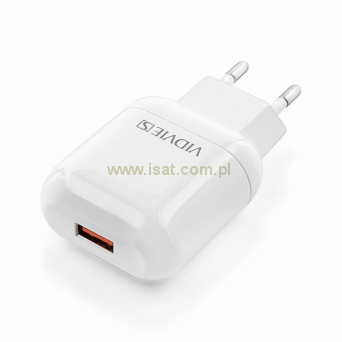 Szybka ładowarka sieciowa gniazdo USB A max. zasilanie 2400mA