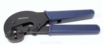 Zaciskarka złączy koncentrycznych HT-106E kleszcze 5,4 / 8,2 / 11,4mm RG59 / 6 / 11 / 213